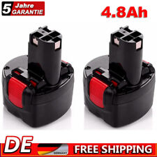 2X 9.6V 4800mAH Akku für Bosch BAT048 PSR 960 BPT1041 BAT100 GSR PSR 9.6V NiMH