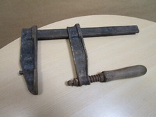 alte Schraubzwinge Stahl