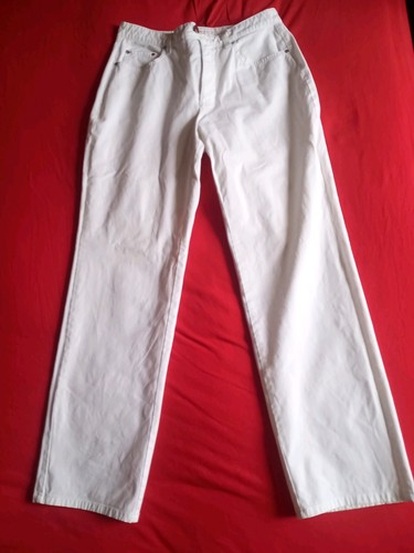 Mac stella weiße stoffhose - stella,