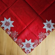 Mitteldecke Stickerei Sterne