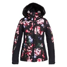 ROXY 34 XS WOMENS SNOW JACKET 15K DAMEN SKI SNOWBOARD JACKE SCHWARZ 300€ NEU