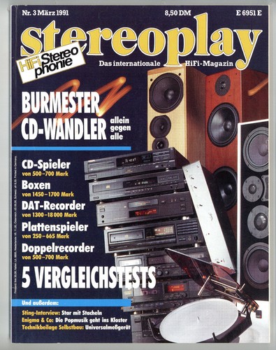 Stereoplay 1991 burmester - stereoplay,