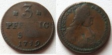 Mainz, Erzbistum 3 Pfennig