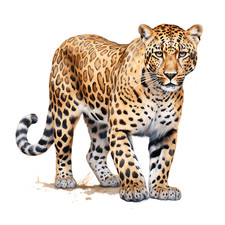 Car Sticker 18x18 cm | Leopard