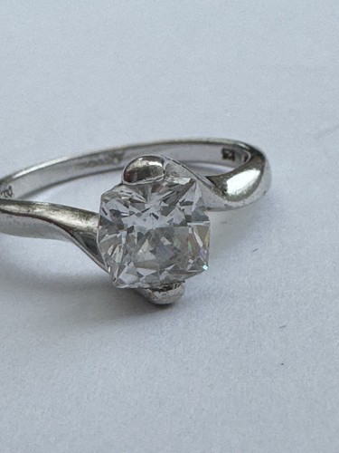 925 silber solitär - solitär, diamonique