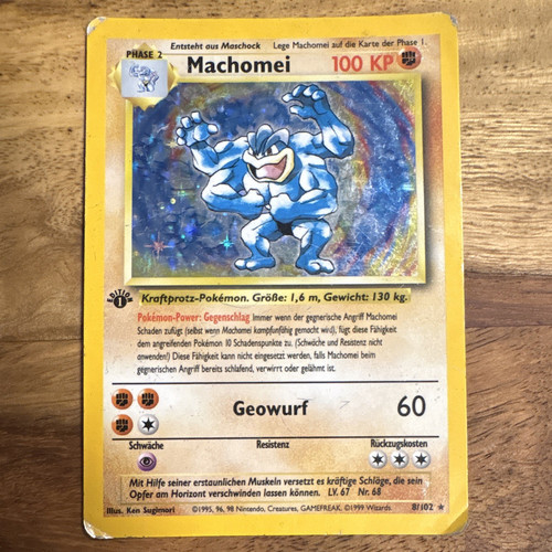 Nintendo pokémon tcg - tcg, machomei