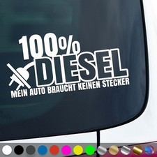 Diesel Aufkleber Verbrenner