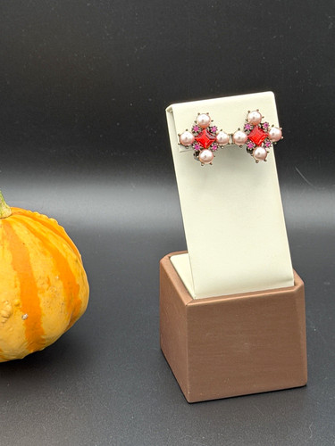 Clip ohrringe blume cluster - blume,