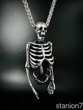 Skelett Anhänger Edelstahl