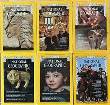 National Geographic - Englische Version 6 Hefte 1968, 1970, 1974
