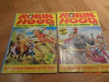 ROBIN HOOD 2xSAMMELBAND COMIC 70er Jahre Nummer 4/8 BASTEI