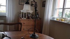 Tischleuchte,  Messinglampe, Vintage, Landhaus-Leuchte 