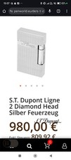 St. Dupont Gas Feuerzeug Modell Linge 1