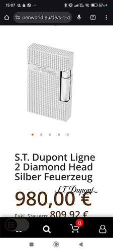 Dupont gas feuerzeug - st.,