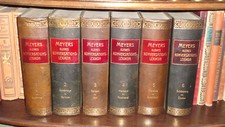 MEYERS KLEINES KONVERSATIONS-LEXIKON-7.AUFLAGE-in 6 Bänden 1908-1909