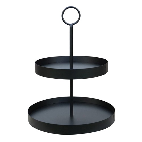 Etagere lenja schwarz aus - etagere,