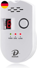 Gasmelder, Lpg/Erdgas/Kohlengas Lecksucher, Einsteckbarer Sensor Gasmonitor Mit 
