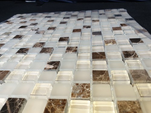 11x mosaik matten glas - 11x,