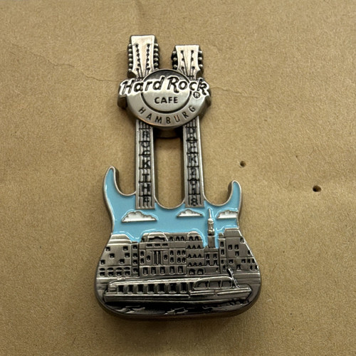 Hard rock cafe hamburg pin - rock,