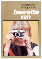 VEB KF KAMERAFABRIK FREITAL Kamera Prospekt BEIRETTE vsn Broschüre Reklame (Y253