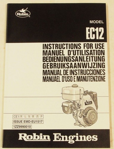 Robin ec12 bedienungsanleitung - ec12,