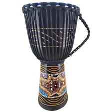 60cm Profi Djembe Trommel Bongo Drum Buschtrommel Percussion Motiv Buntes Muster
