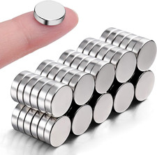 Neodym Magnete 60 Stück 10x2mm Stark Mini Magnete für Magnettafel Kühlschrank