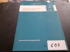604 Mercedes Einführungsschrift Neuerungen Busse Typ 309 u. 310 ab Juli 1973