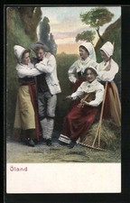 Ansichtskarte Öland, Personen