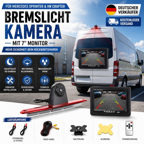 Auto rückfahrkamera - rückfahrkamera, 7"