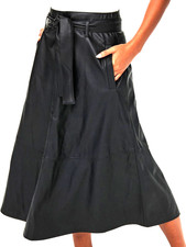 ONLY Lederrock mit Gürtel