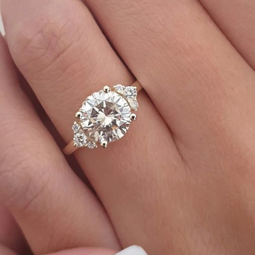 Karat gelbgold diamant - 18,