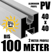 100 meter alu solarprofil - meter,