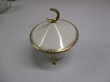 Kronach OCA Bavaria Porzellan Zuckertopf mit Deckel Goldrand