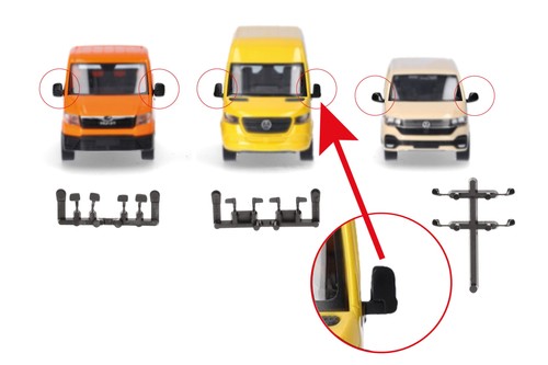 Herpa 054508 spiegel set - 054508, für