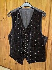 Trachtenweste Samt schwarz