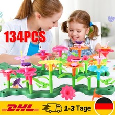 134 PCS Blumengarten Spielzeug