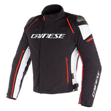 Dainese Racing 3 D-Dry Jacke, black/white/fluo-red, Gr. 50, Hammerpreis Aktion