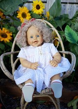 Vintage 1996 ZAPF NESTHACKCHEN Puppe von Brigitte Leman 23 Zoll. Schönes Mädchen!