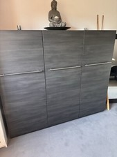 kleiderschrank holz 3 türen