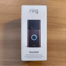 Ring Doorbell (2. Gen) - Akku HD Video-Türklingel - Bronze/Schwarz