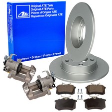 ATE Bremsscheiben 230mm Beläge Bremssattel Set Hinten für A1 8X IBZA 4 POLO 6R1