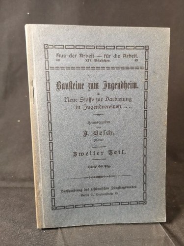 Bausteine zum jugendheim - bausteine,