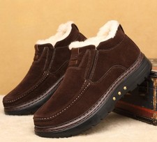 Herren Stiefel Winter Herbst Warme Schuhe Wandern Schneestiefel DE