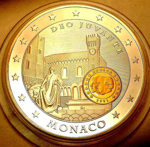 Monaco euro 2001 ø50mm - 2001,