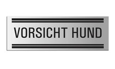 Schild Vorsicht Hund
