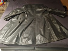 Polizeimantel Aus Leder Schwer