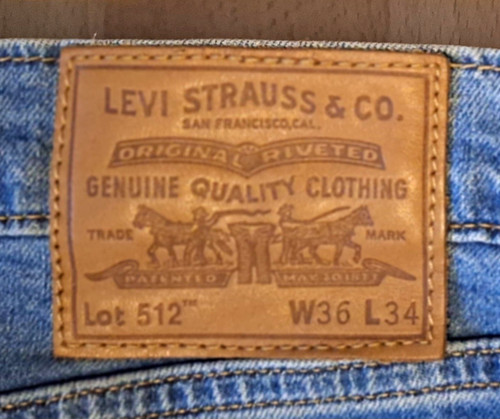 Levi 512 jeans w36 - 512, l34