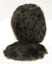 Earbags aus kunstfell - aus, wolf