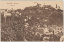 AK Dresden - Loschwitz - Drahtseilbahn